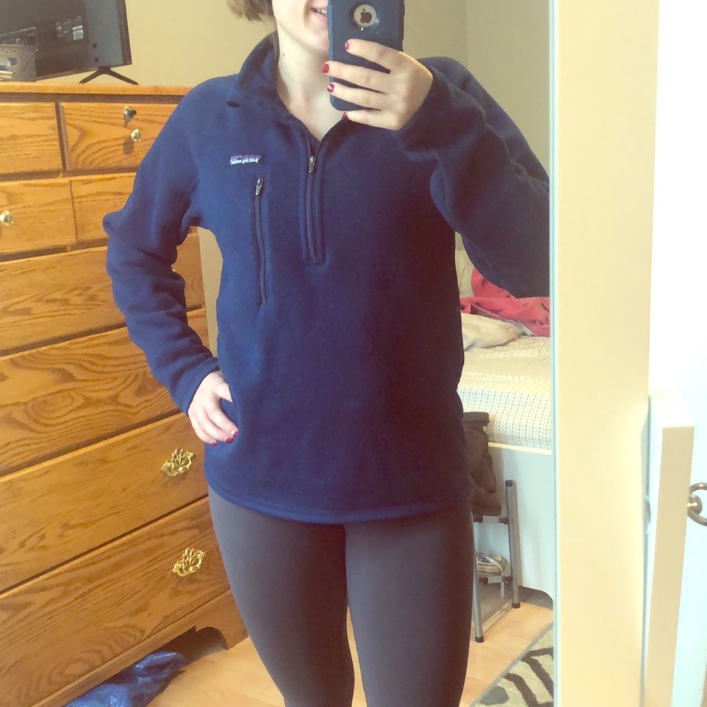 Blue Patagonia Better Sweater fleece pullover